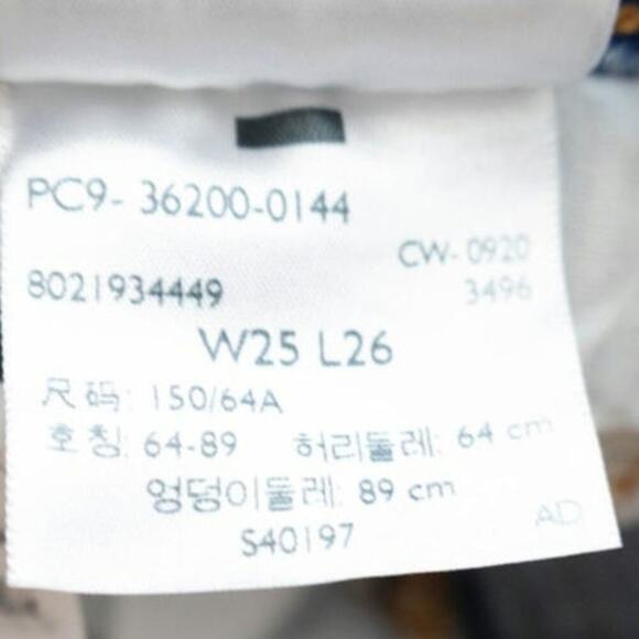 Levi's 501 Original Cropped Ladies Jeans Size 25 W , 26L - Picture 10 of 11